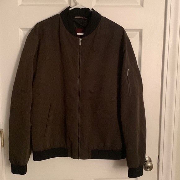 Zara Man Brown Zip Up Jacket/Coat Size XXL - Picture 1 of 8